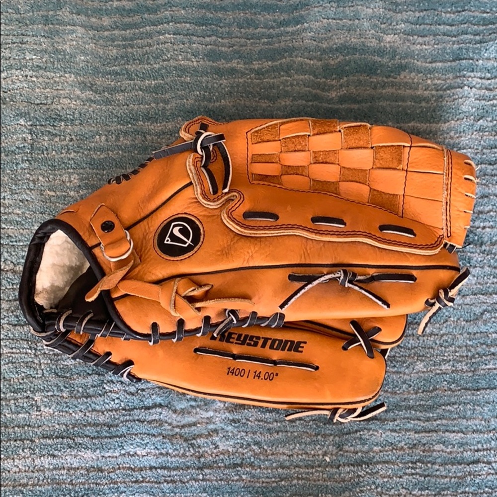 NIKE LEATHER BASEBALL GLOVE KEYSTONE SERIES 14″